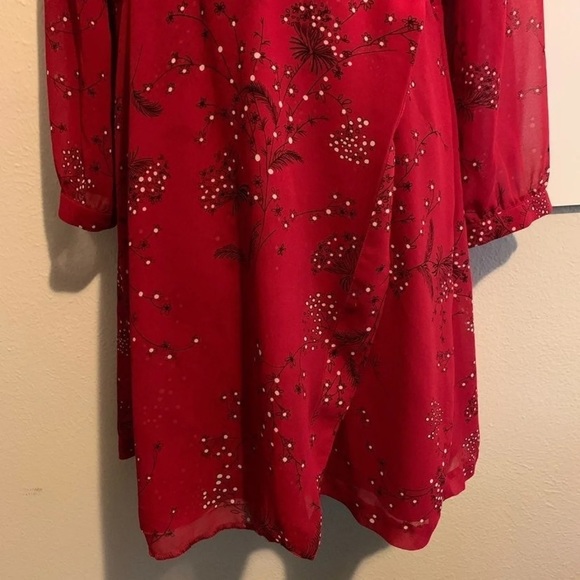 Madewell Hazelwood Floral RED NWT - Picture 8 of 14